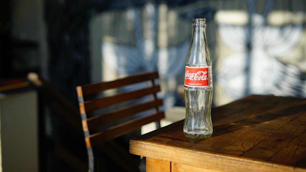 S&McL - glass coke bottle